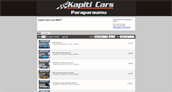 Desktop Screenshot of kapiticars.co.nz